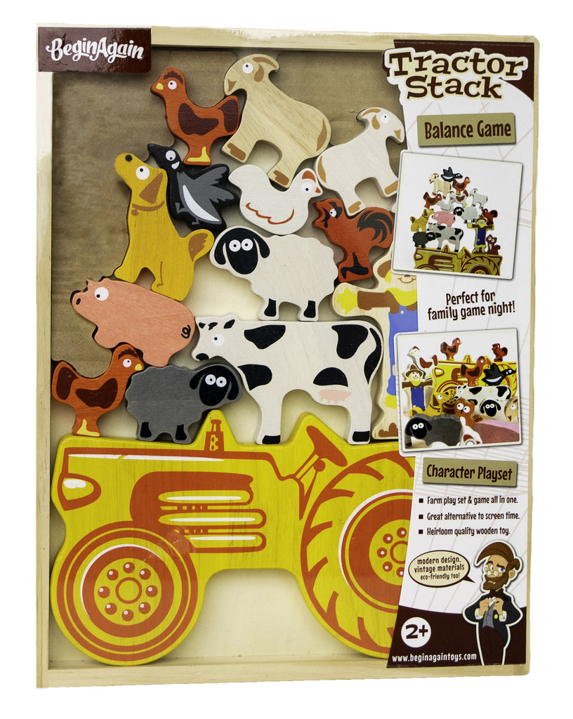 Tractor Stack Balancing Game & Playset - Super Toy