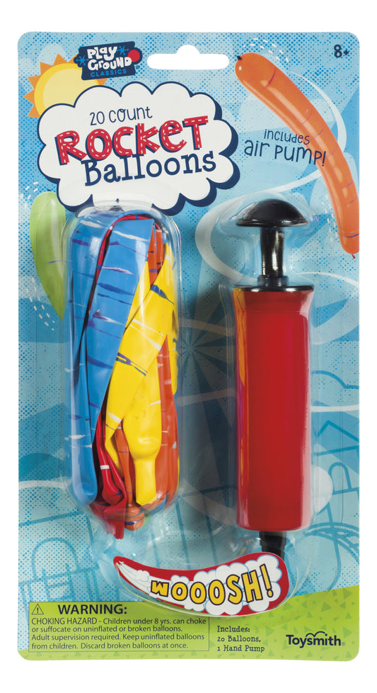 20 Rocket Balloons Set