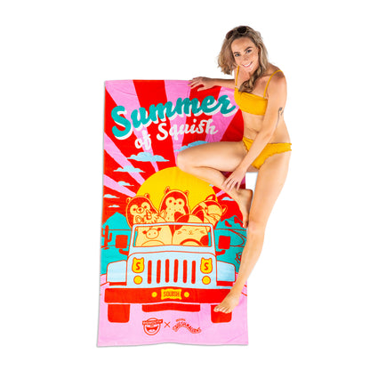 BigMouth x Squishmallows Summer Ride Beach Towels