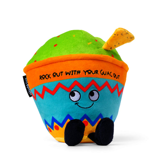 "Rock Out With Your Guac Out" Plush Guacamole